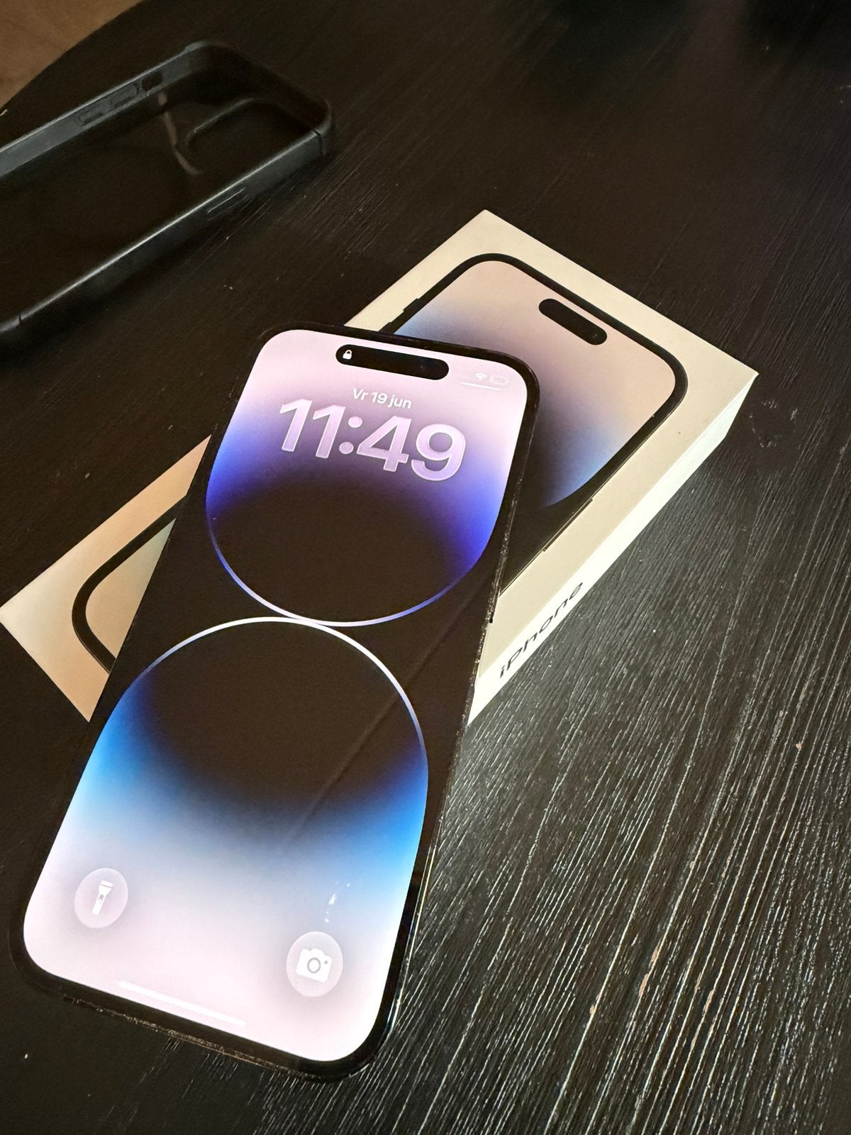 Iphone 14 pro - accu 100% - zwart 128gb, Zwart, Ophalen of Verzenden, Zo goed als nieuw, 128 GB