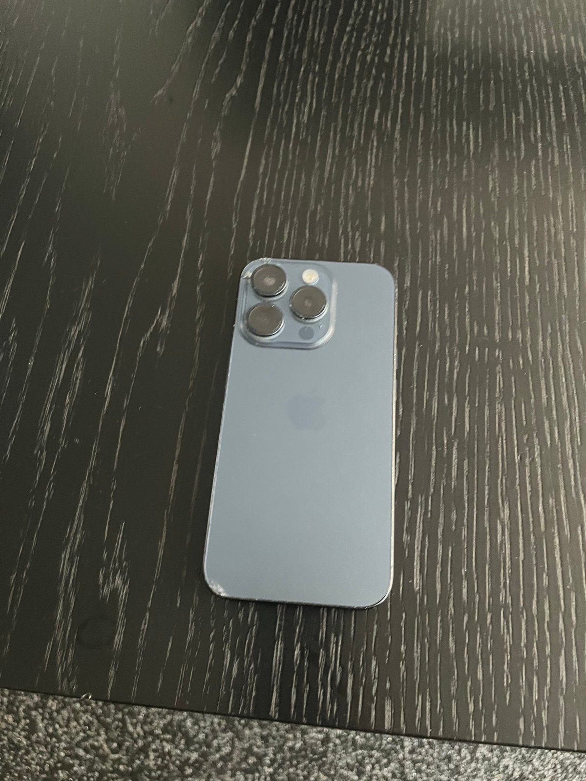 iPhone 15 Pro 128 GB met nieuwe accu en glasplaat, Ophalen, 128 GB, Blauw, Zo goed als nieuw