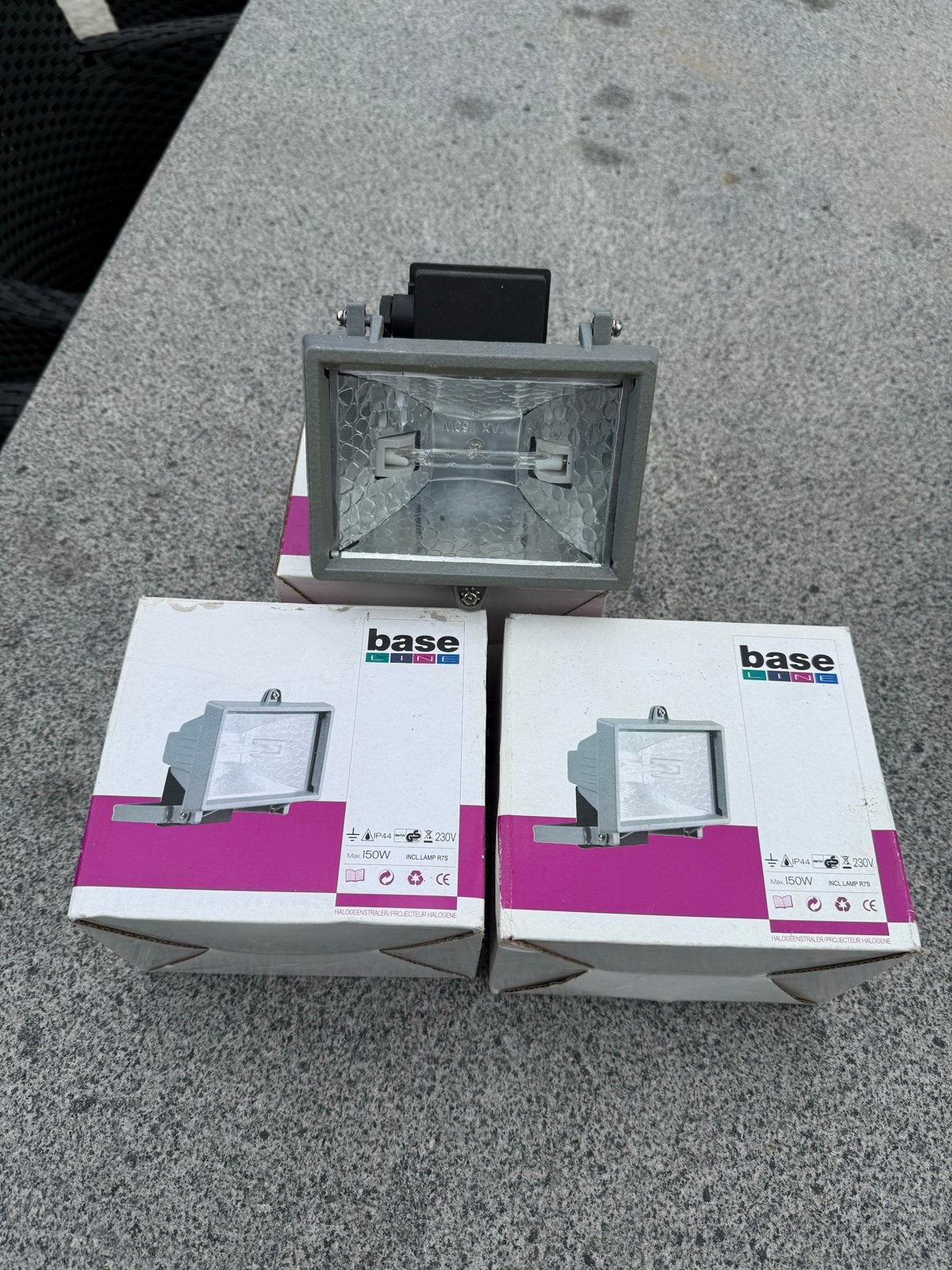 Baseline buitenlamp verstraler floodlight (3 nieuw, 1 gebrui, Overige typen, Aluminium, Ophalen of Verzenden, 50 tot 250 watt