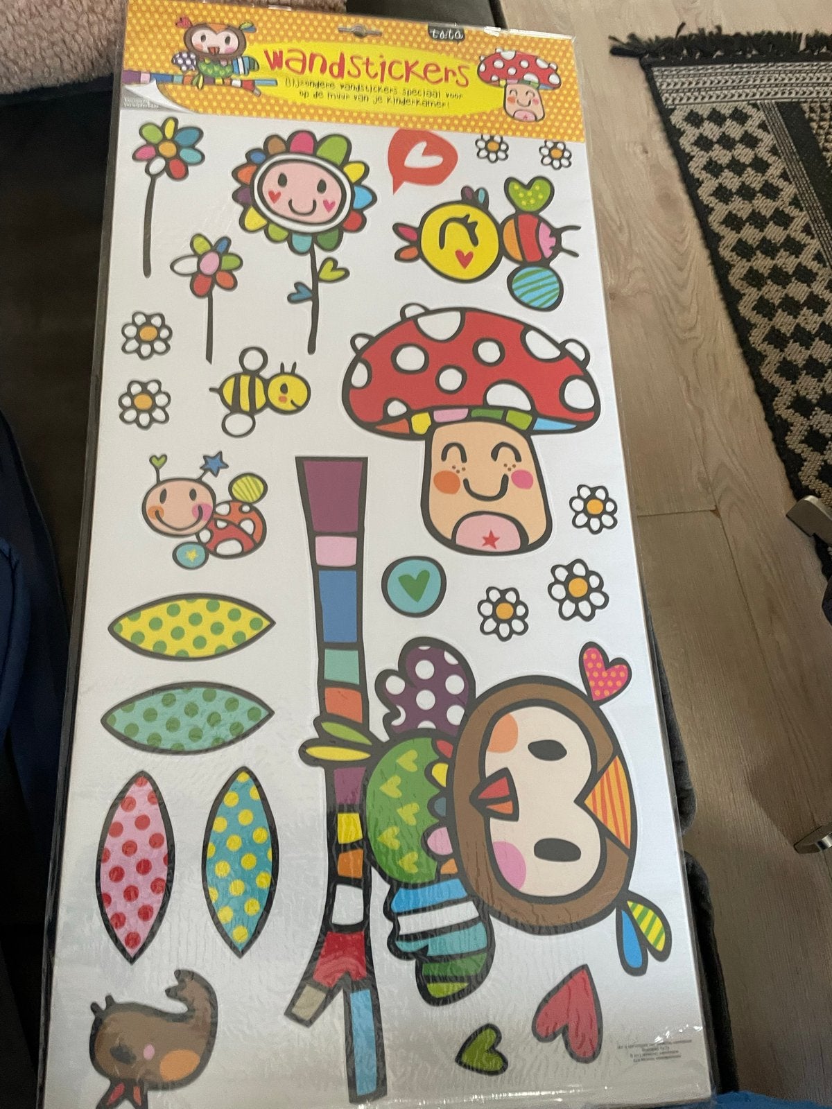 Leuke wandstickers voor kinderkamer - Nieuw in verpakking, Meerkleurig, Ophalen of Verzenden, Kunststof, Overige stijlen