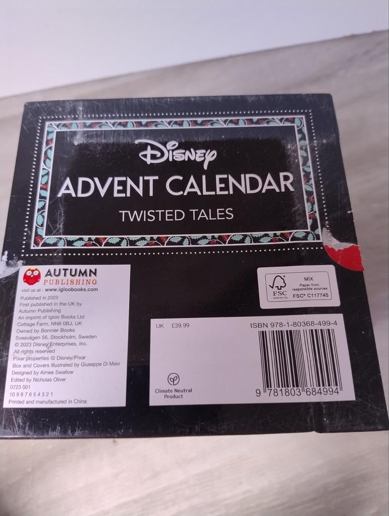 Disney twisted tales adventskalender, Verzamelen, Disney, Ophalen of Verzenden, Overige figuren, Nieuw, Overige typen