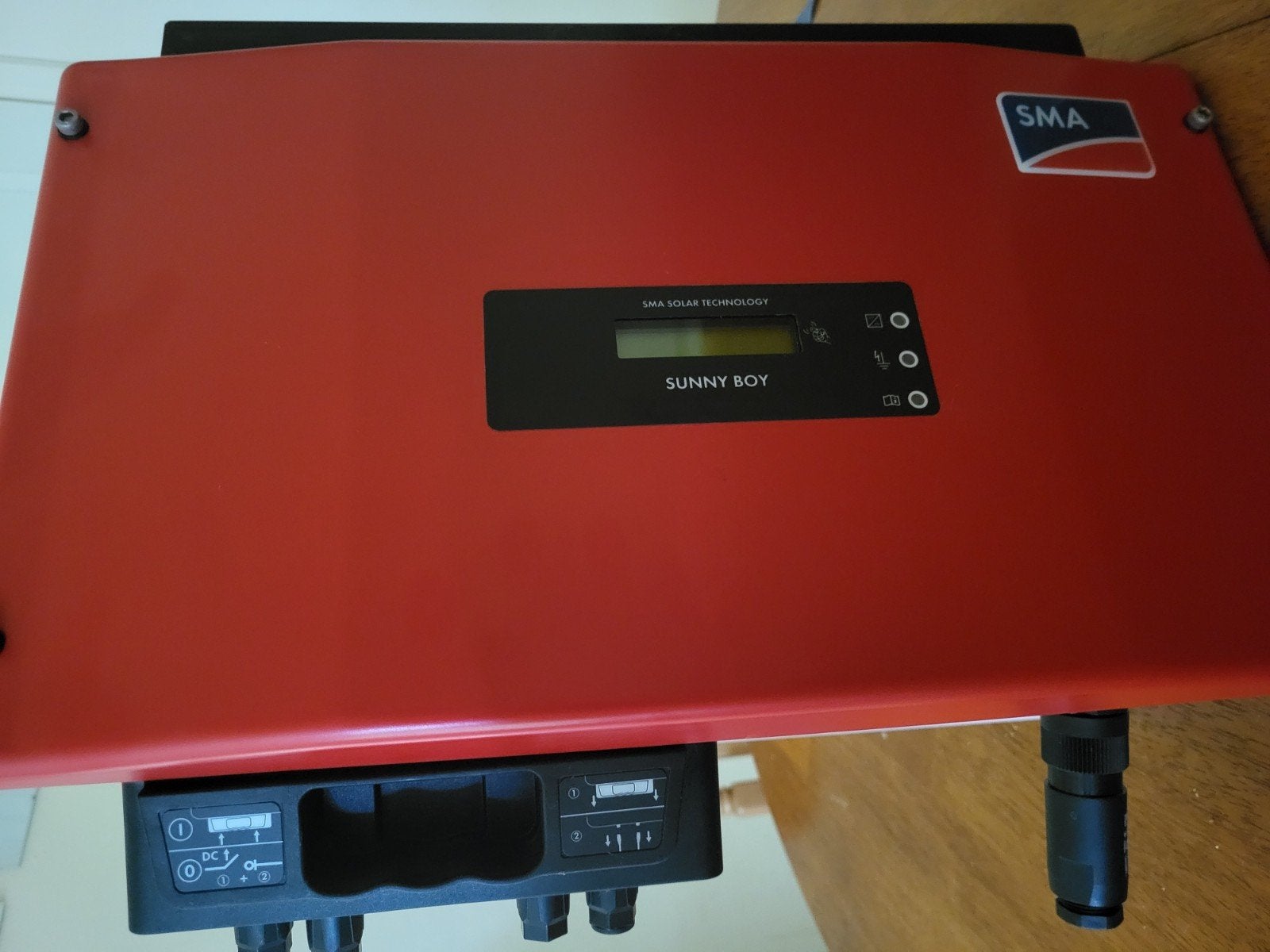 SMA Sunny Boy omvormer SB2100TL, Ophalen