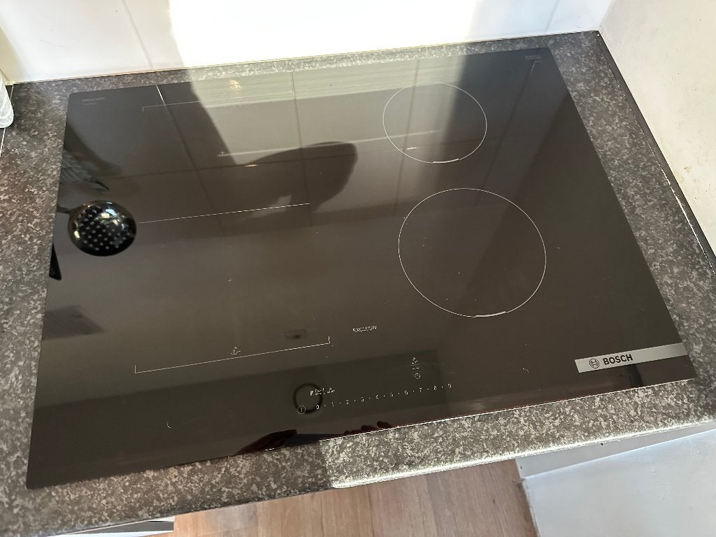 Bosch Inductiekookplaat PVS731HC1M - Zo goed als nieuw, Witgoed en Apparatuur, Ophalen, 4 kookzones, Zo goed als nieuw, Inbouw