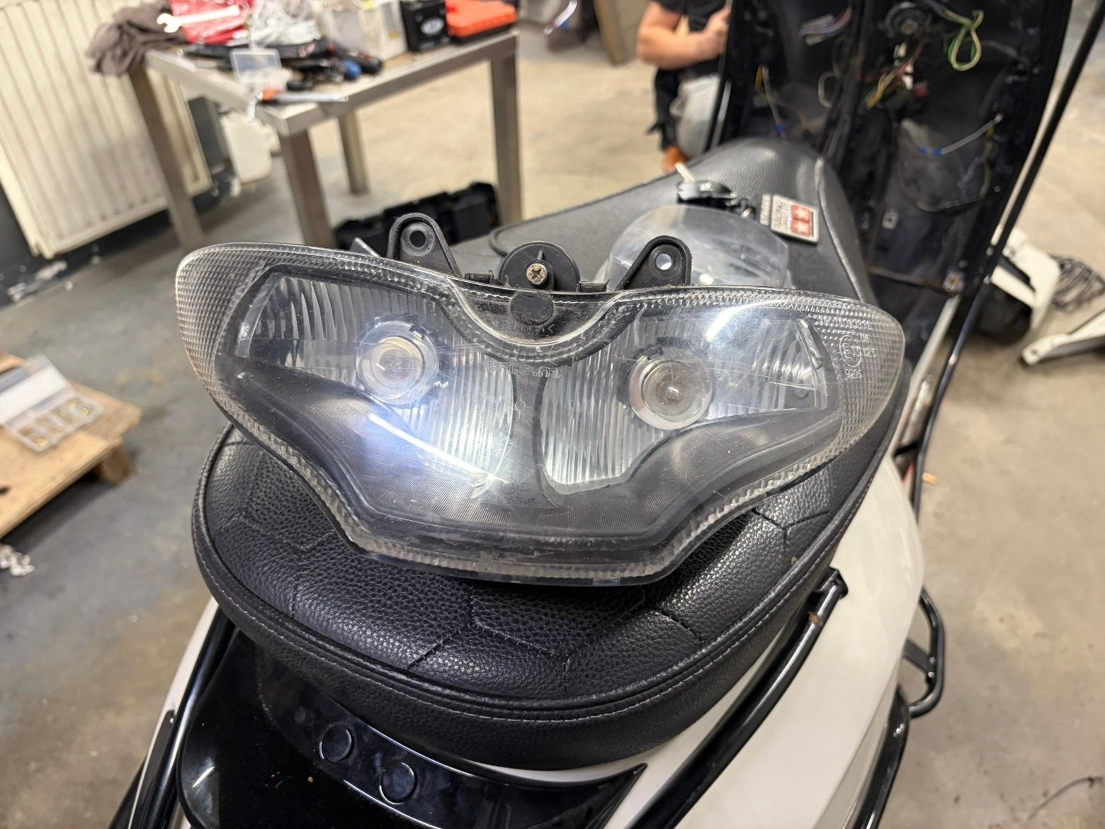 Gilera runner koplamp orgineel, Motoren, Ophalen
