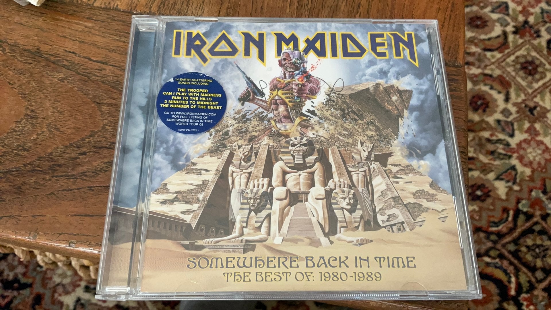 Iron Maiden. Somewhere back in time. The best of 1980-1989, Ophalen of Verzenden, Zo goed als nieuw
