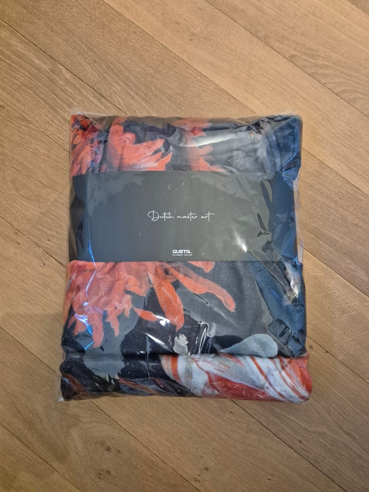 Gusto Dutch Master Art Plaid + schaaltje met amberblokjes, Ophalen, Nieuw, Meerkleurig, Polyester