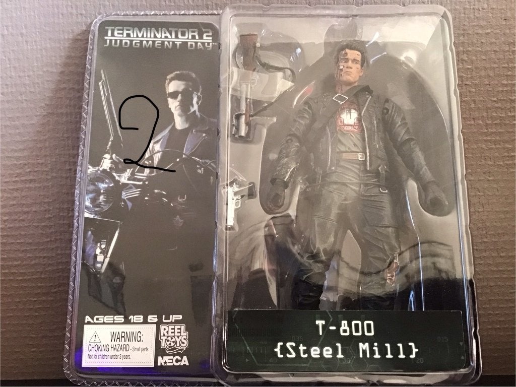 Terminator steel Mill T800, Ophalen