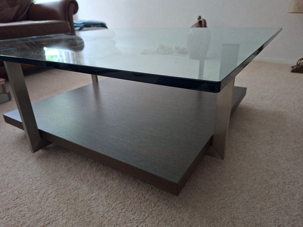 Rolf Benz salontafel, Ophalen, 50 tot 100 cm, Vierkant, 50 tot 100 cm