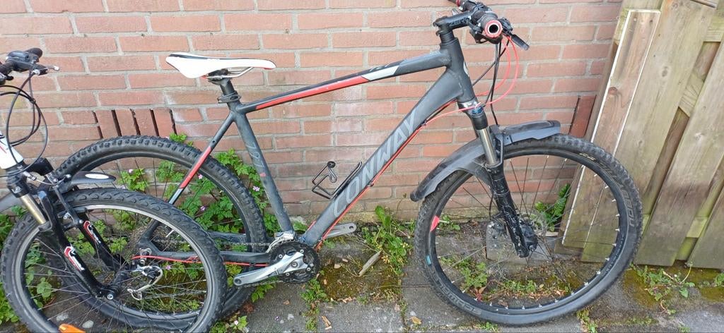 Drie MTB's gratis af te halen - opknappers, Fietsen en Brommers, Fietsen | Mountainbikes en ATB, Ophalen, Gebruikt, Schijfrem
