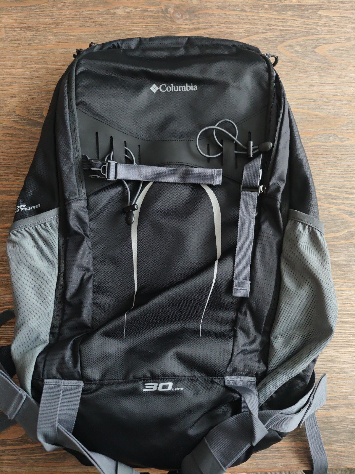 NIEUW Columbia Rugzak 30 Liter - Zwart/Grijs, Gebruikt, 25 tot 40 cm, Ophalen of Verzenden, Overige merken