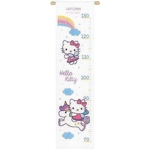 Borduurpakket Groeimeter Hello Kitty pn0158349, ., Nieuw, Ophalen of Verzenden, .