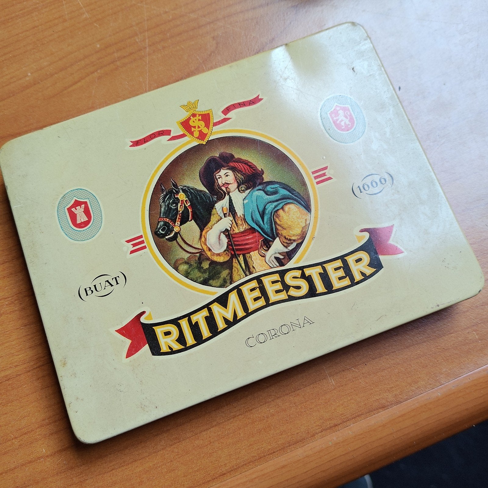 Vintage Sigarenblikjes - Ritmeester, Panter, Karel 1, Uiltje, Verzamelen, Ophalen of Verzenden, Gebruikt, Verpakking