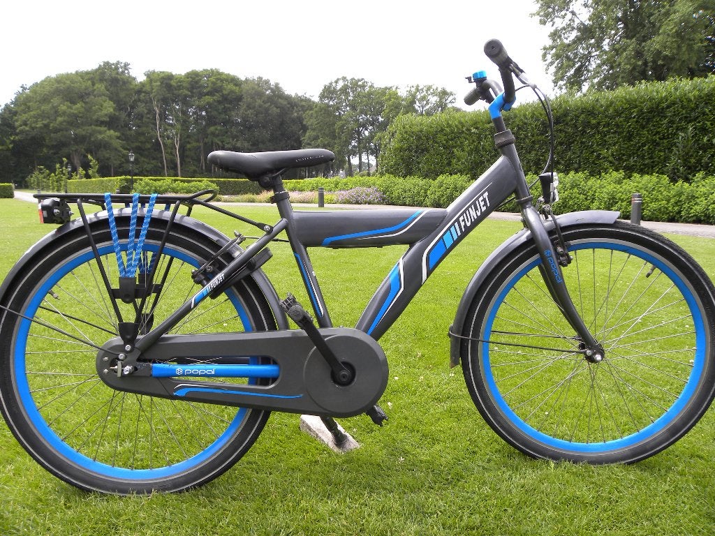 mooie 24'' popal jongensfiets, Ophalen, Terugtraprem, Handrem, Popal