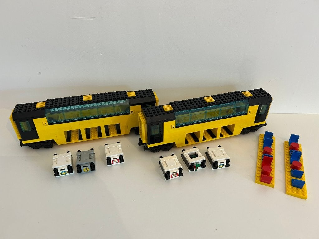 2x MOC 4559/4547 wagons - Lego trein 9V, Kinderen en Baby's, Ophalen, Gebruikt, MOC (eigen creatie), Lego