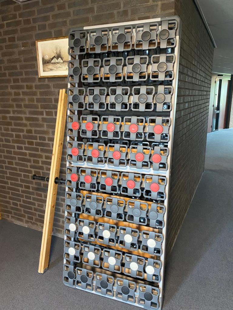 2 stuks Tempur lattenbodem 80 x 200 zgan, Huis en Inrichting, Slaapkamer | Matrassen en Bedbodems, Ophalen, Zo goed als nieuw