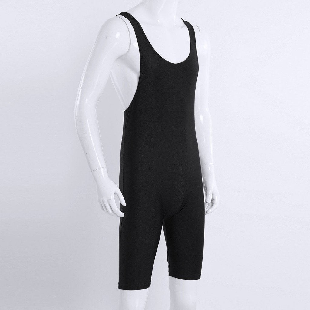 Heren sport bodysuit (fitness gym pak bodybuilding leotard), Kleding | Heren, Overige kleuren, Verzenden, Nieuw, Overige maten