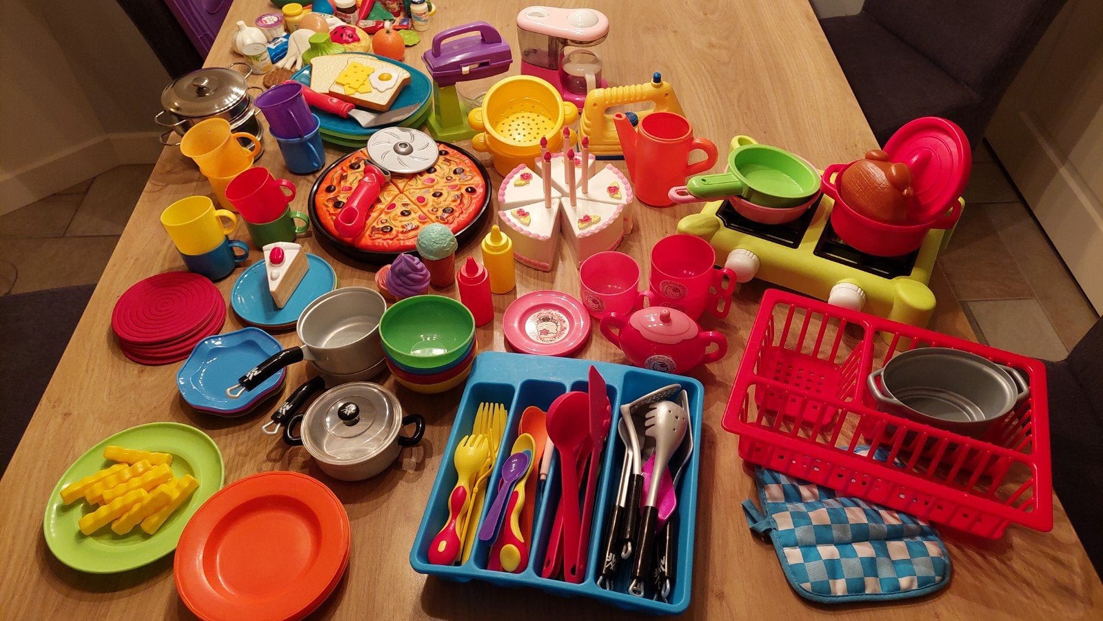 Servies spulletjes, Ophalen, Gebruikt