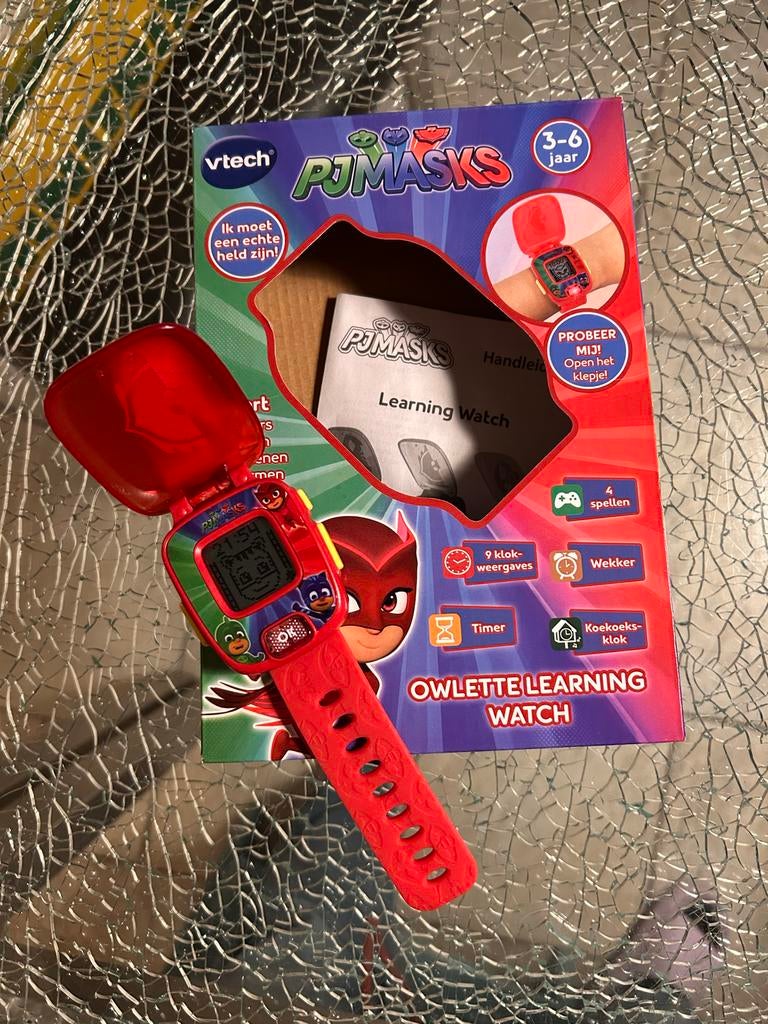 Vtech PJ Masks Owlette Learning Watch - Educatief Horloge, Ophalen of Verzenden, Gebruikt, 4 tot 6 jaar