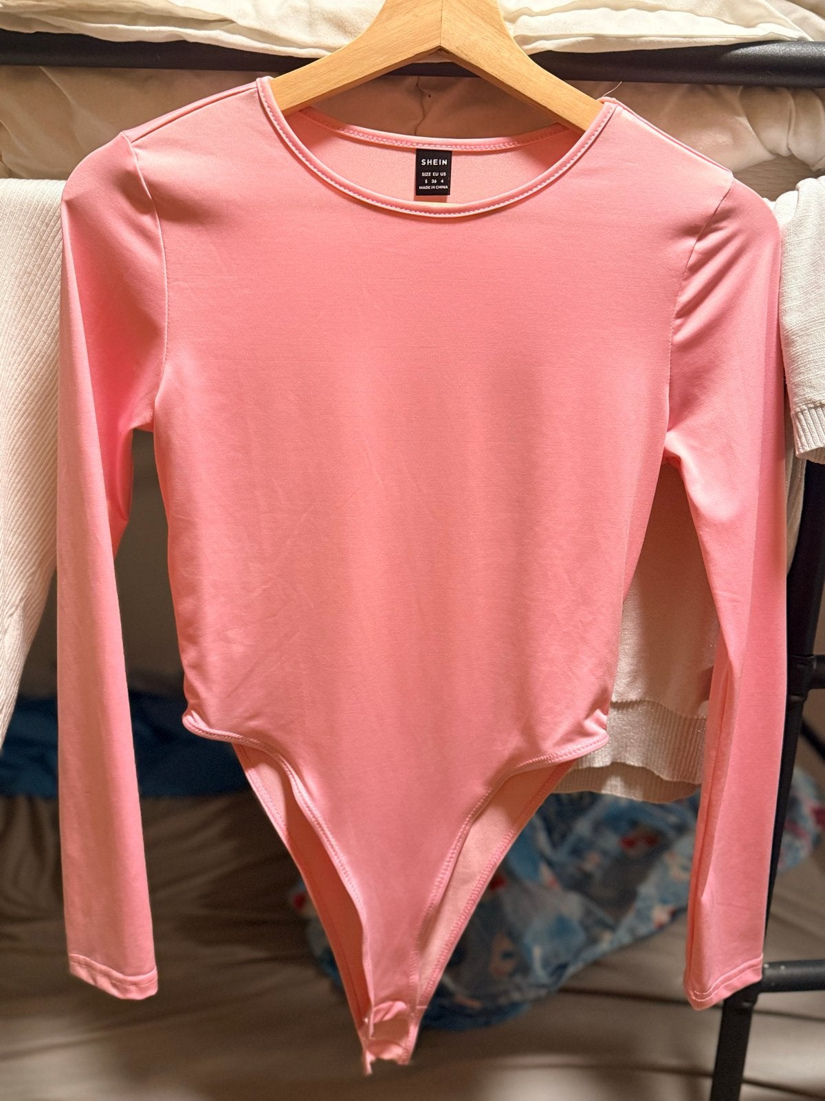 Roze Shein bodysuit met lange mouwen, Kleding | Dames, Tops, Nieuw, Ophalen of Verzenden, Lange mouw, Roze