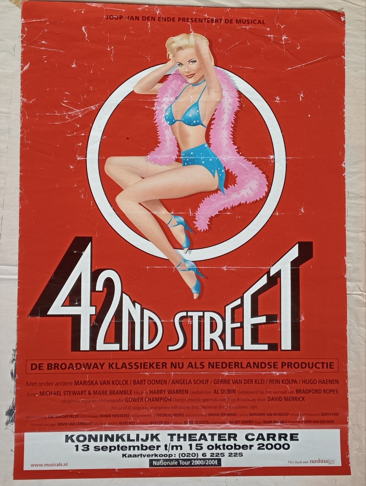 42nd Street affiche, Ophalen of Verzenden, A1 t/m A3