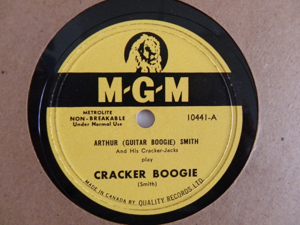 78 Toerenplaat Arthur (Guitar Boogie) Smith - Cracker Boogie, Ophalen of Verzenden, Gebruikt, 10 inch, Country