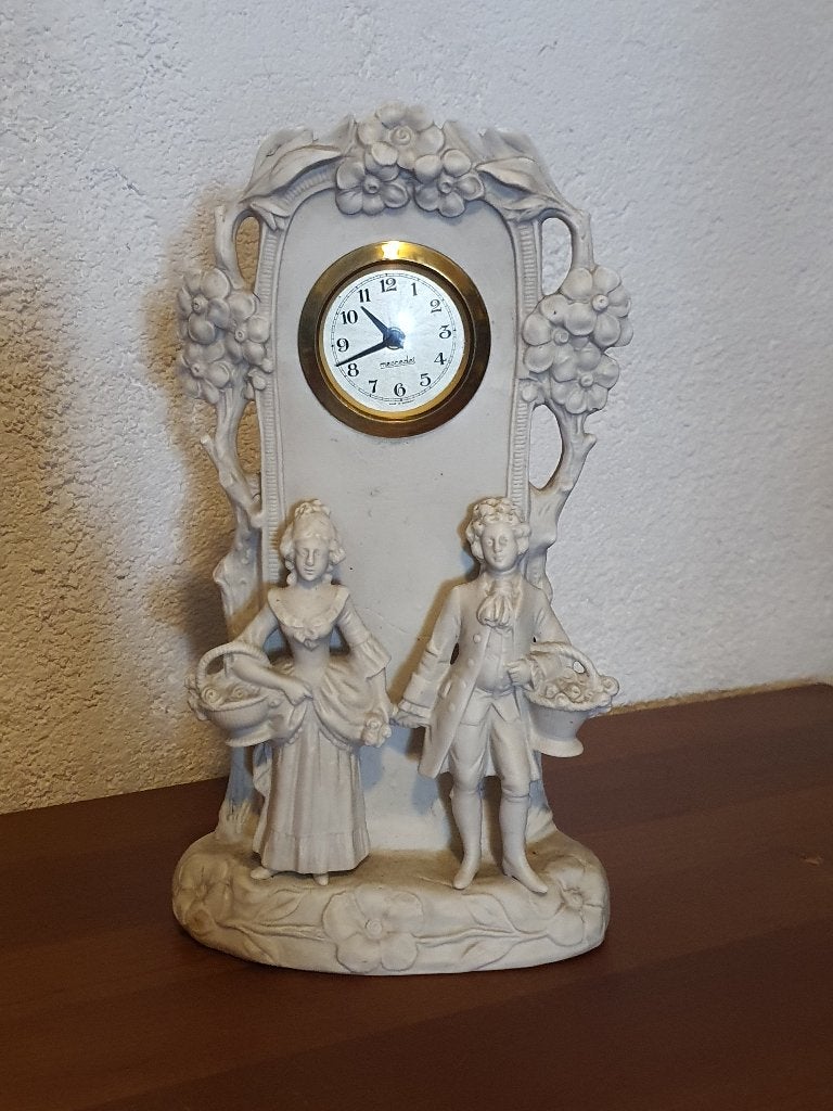 Vintage tafel - of schoorsteenklok, Ophalen