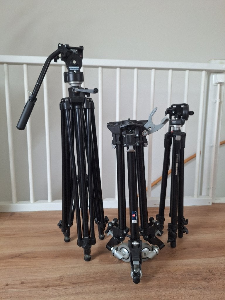 Manfrotto Statieven, Ophalen, Driepoot, 175 cm of meer, Manfrotto