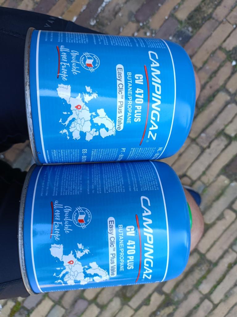 Campingaz CV 470 Plus gaspatronen (2 stuks), Caravans en Kamperen, Kampeeraccessoires, Ophalen of Verzenden, Nieuw