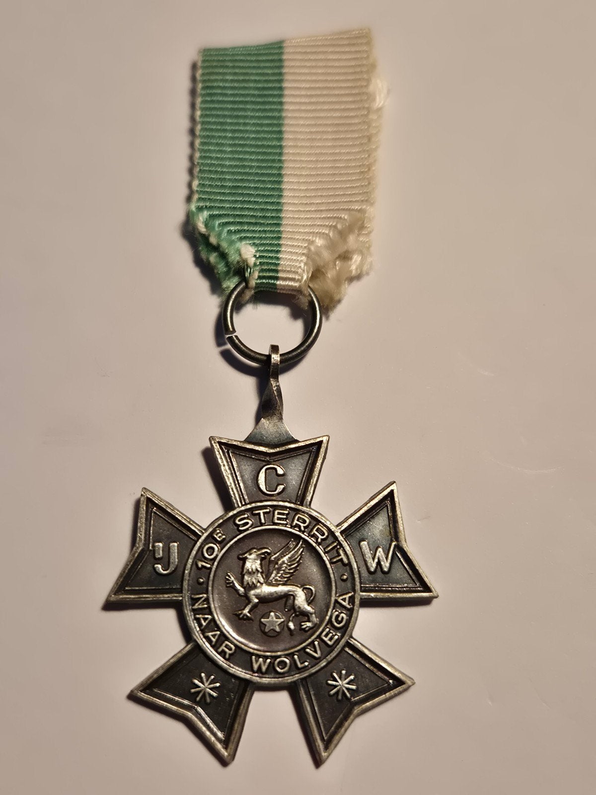Medaille schaatsen 10e Sterrit Wolvega IJCW, Ophalen of Verzenden, Overige materialen, Nederland