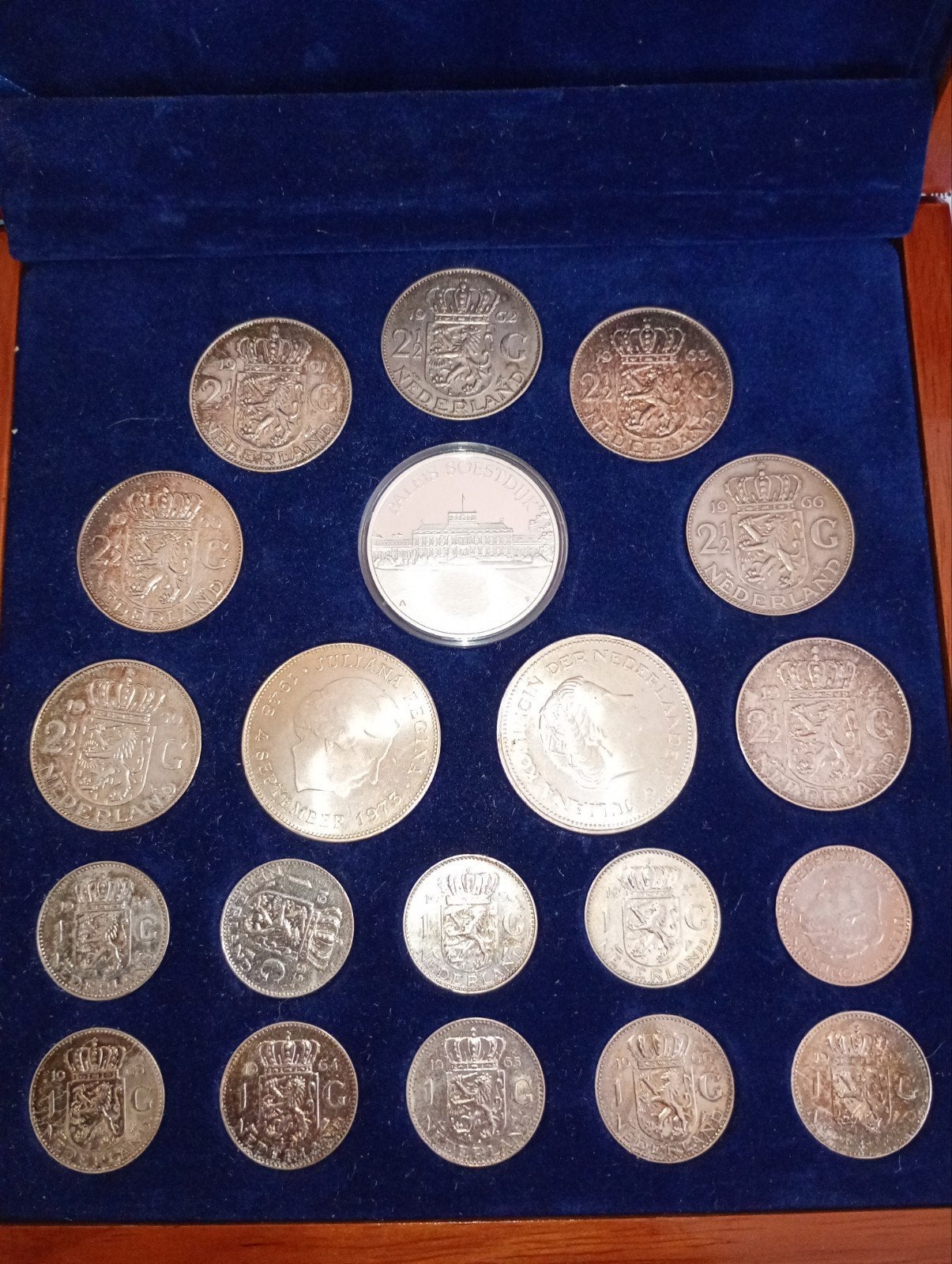 Zilverschat van Juliana - Complete Muntencollectie, Koningin Juliana, Setje, Zilver, Overige waardes