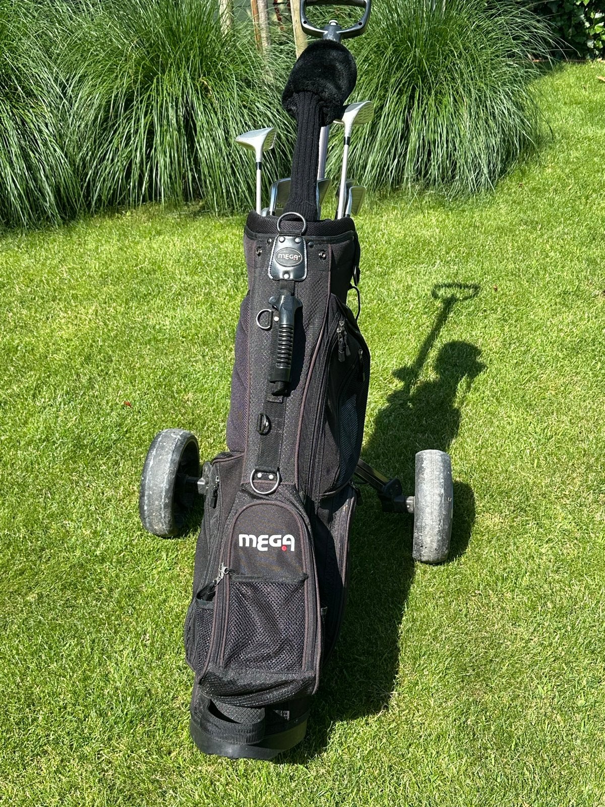 Complete golfset met tas en trolley - Ideaal voor beginners, Sport en Fitness, Golf, Ophalen, Gebruikt, Set, Overige merken