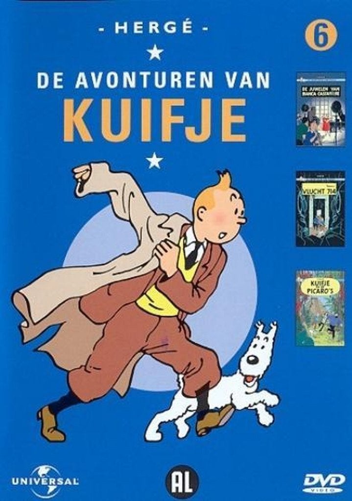 Kuifje Collection V6 (D) DVD, Cd's en Dvd's, Europees, Tekenfilm, Verzenden, Alle leeftijden