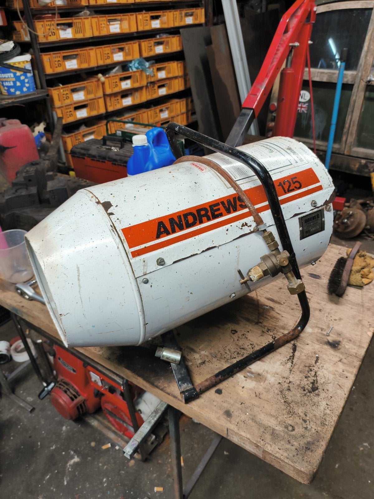 Andrews Portable Heater G125 - Propaangas Kachel, Ophalen