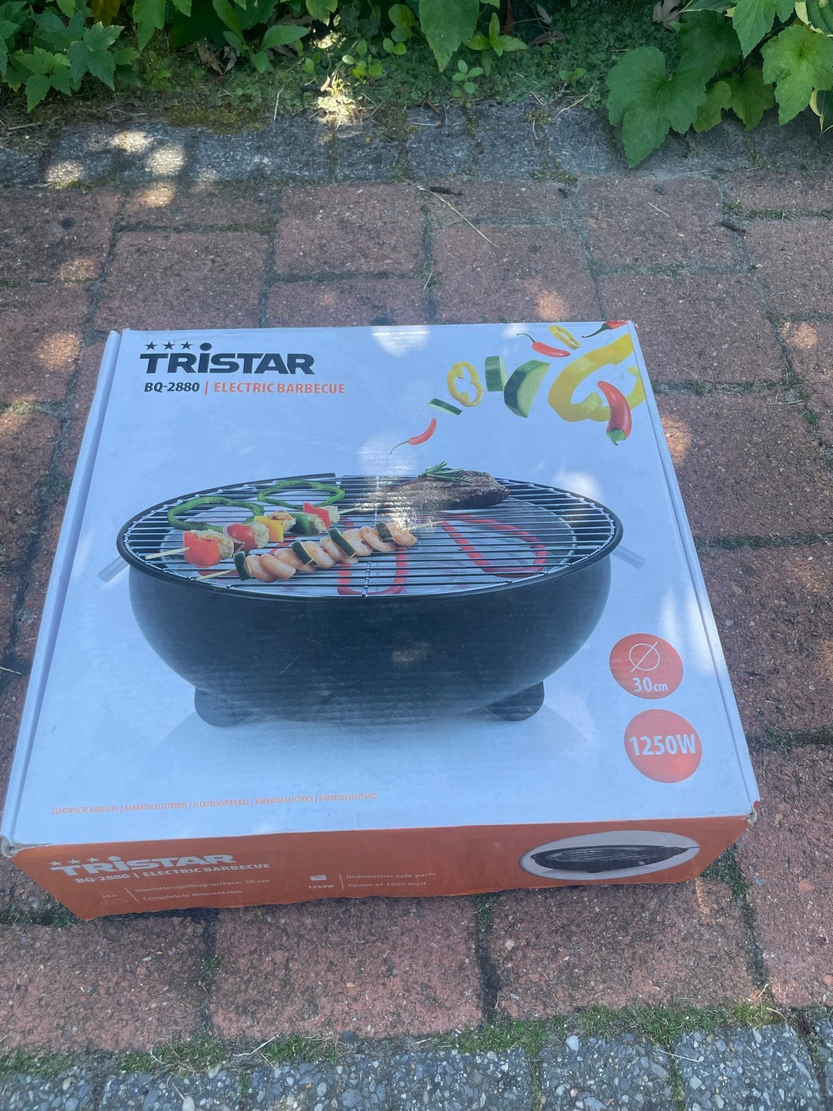 Tristar Elektrische Camping Barbecue BQ-2880 - Nieuw in doos, Tuin en Terras, Elektrische barbecues, Ophalen of Verzenden, Zo goed als nieuw