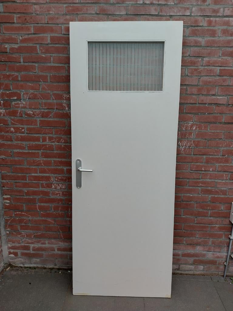 Binnendeur met glas, Ophalen