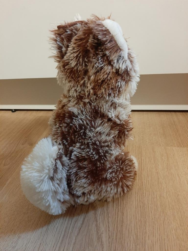 Husky hond knuffel 34 cm, Ophalen of Verzenden, Hond