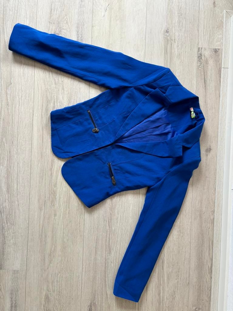 Blazer - kobalt blauw - maat 146-152, Ophalen, Gebruikt, Meisje, Jas