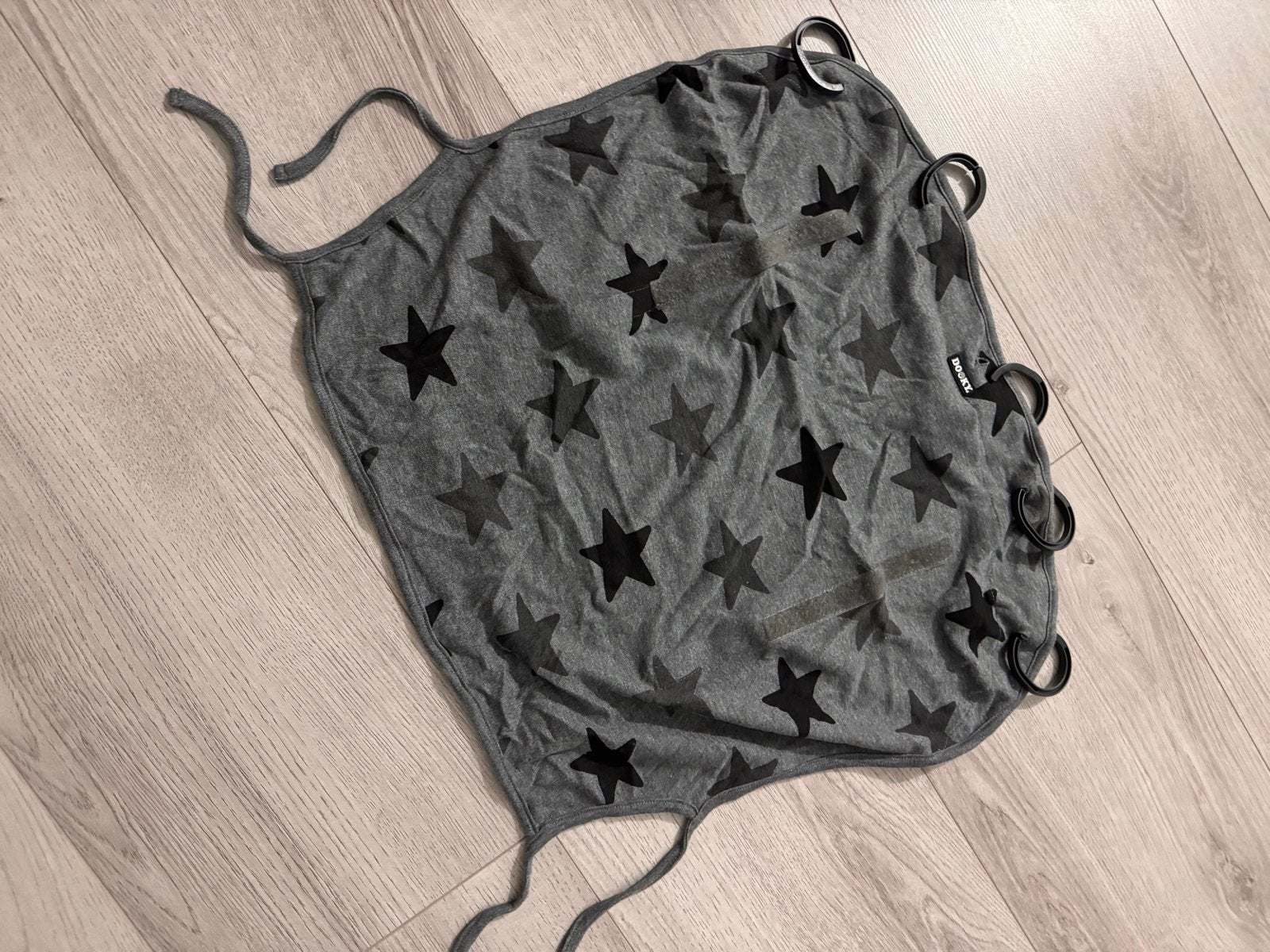 Dooky zonnescherm met sterrenpatroon, Ophalen of Verzenden, Gebruikt, Kinderwagen, Overige merken