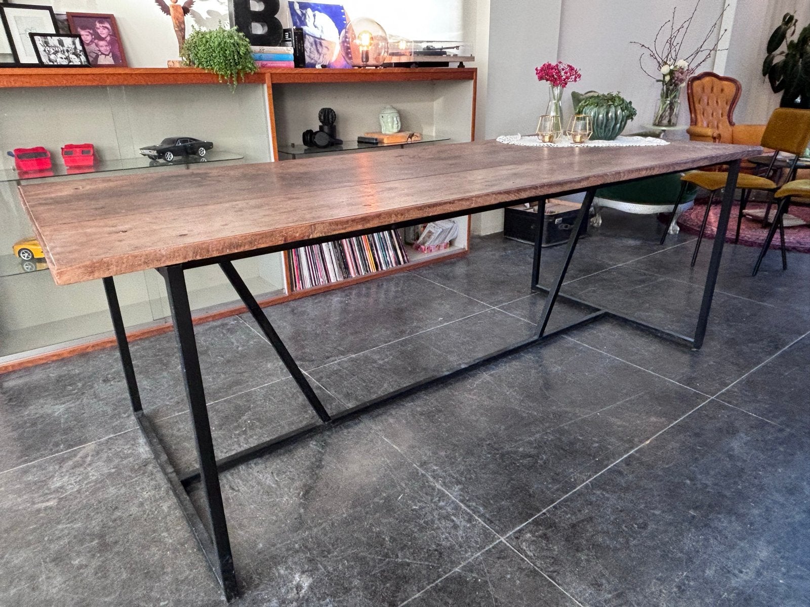tafel onderstel industrieel, Tafelpoot, 200 cm of meer, Zo goed als nieuw, Metaal