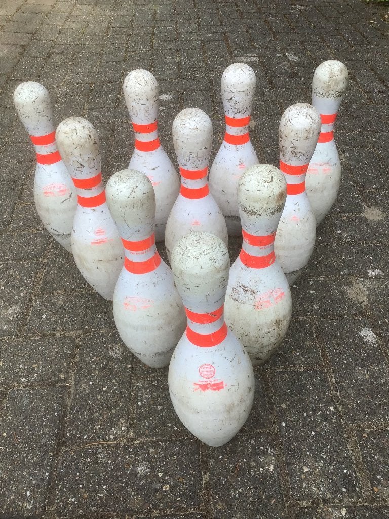 Professionele bowlingkegels, Sport en Fitness, Bowlen, Ophalen of Verzenden, Gebruikt, Overige typen
