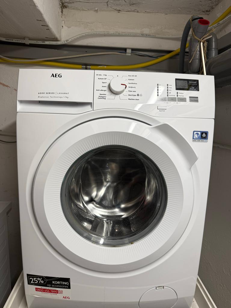 AEG 8000 SERIES LAVAMAT 7kg Wasmachine, Ophalen, Gebruikt, Voorlader, Kort programma