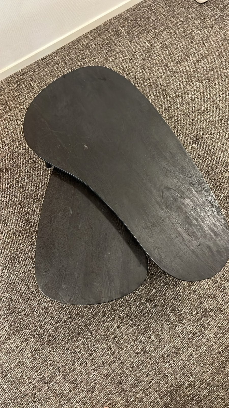 Salon tafels zwart, Ophalen, Zo goed als nieuw, Rechthoekig, 50 tot 100 cm