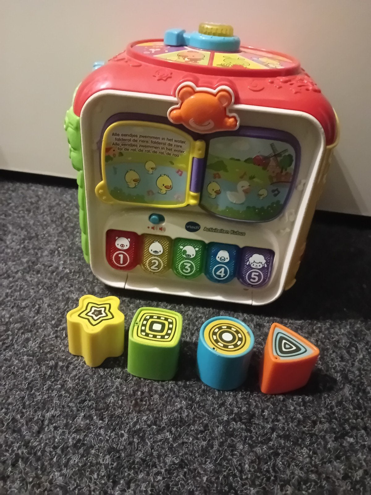 Vtech activiteiten kubus, Kinderen en Baby's, Speelgoed | Vtech, Ophalen of Verzenden, Zo goed als nieuw