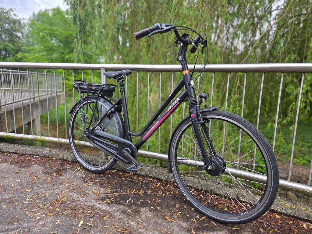 Ebike Stella Vicenza Superior Nero N8D U M - Netjes, Zo goed als nieuw, 51 tot 55 cm, 50 km per accu of meer, Ophalen
