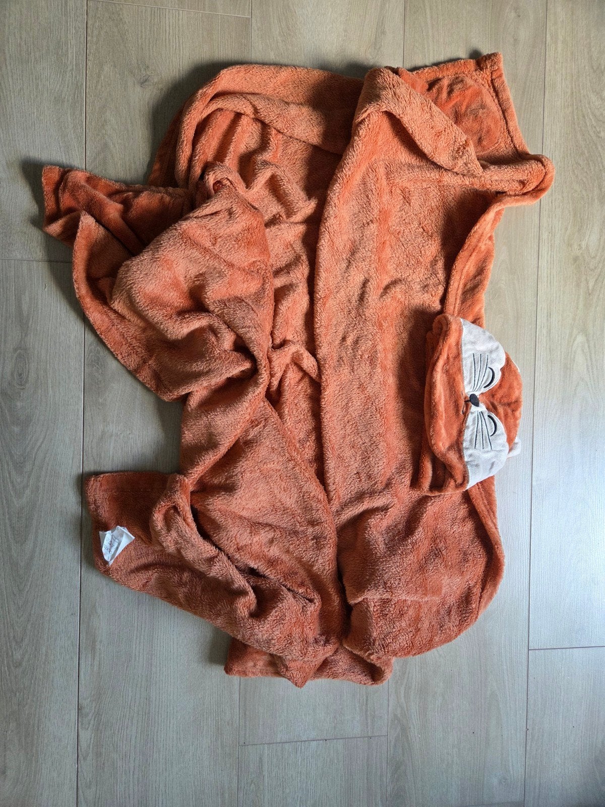 2x HEMA Snuggle Vossenkleed 130x150 cm, Oranje, Wasbaar, Ophalen of Verzenden, Deken