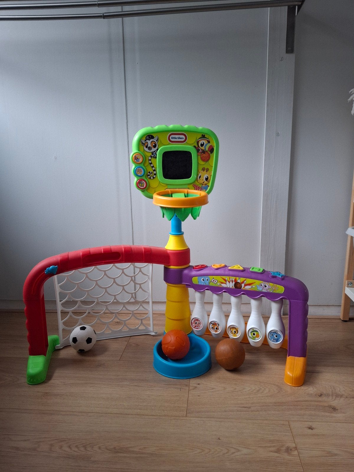 Little Tikes 3-in-1 Sportcentrum:Voetbal, Bowling, Basketbal, Ophalen, Gebruikt, Overige typen