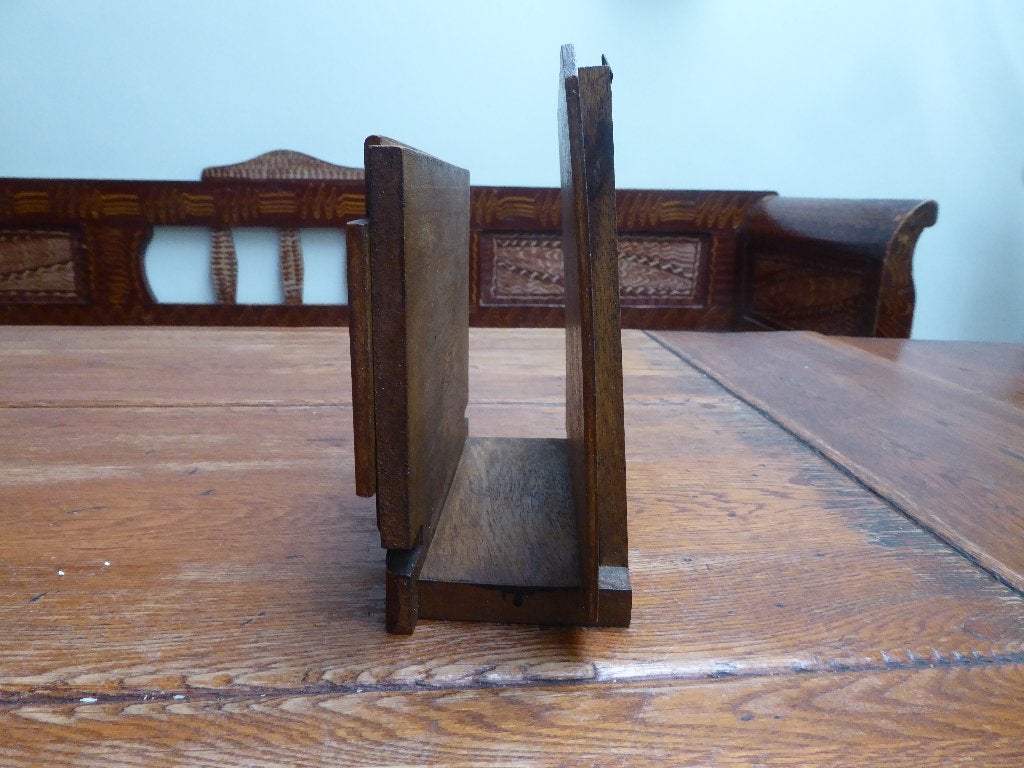 Art deco houten brievenhouder, Ophalen of Verzenden