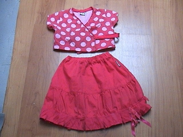 Bampidano Geweldig leuk setje meisje, rok (met tule) + vest, Gebruikt, Meisje, Setje, Bampidano