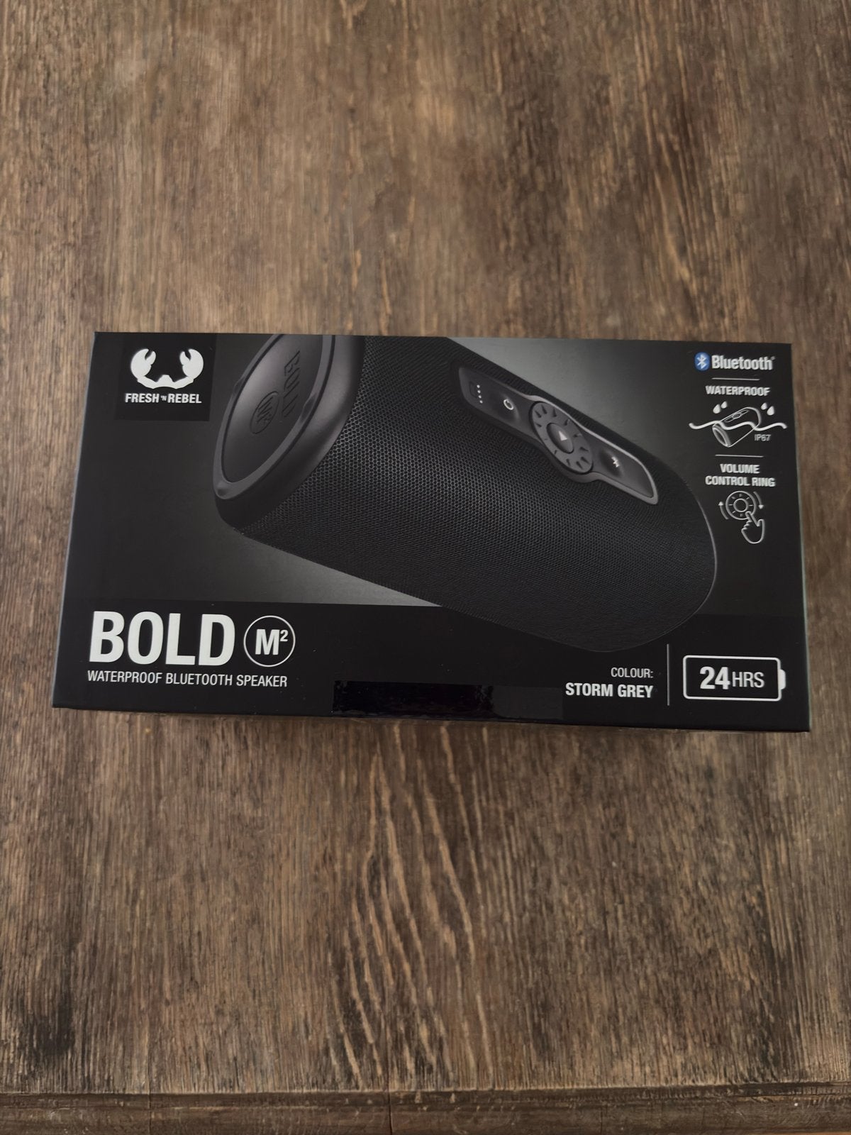 Fresh 'n Rebel Bold M2 Bluetooth Speaker Storm Grey NIEUW, Nieuw, Draagbare speaker, Bluetooth, Minder dan 60 watt