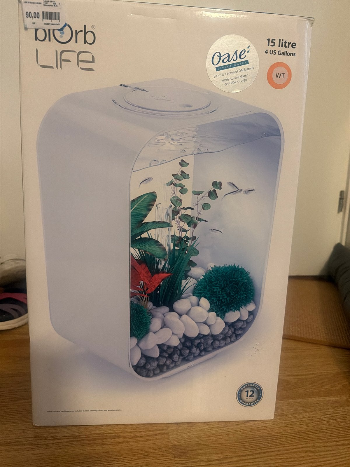 Biorb aquarium, Dieren en Toebehoren, Ophalen, Inclusief deksel, Oase, Zo goed als nieuw